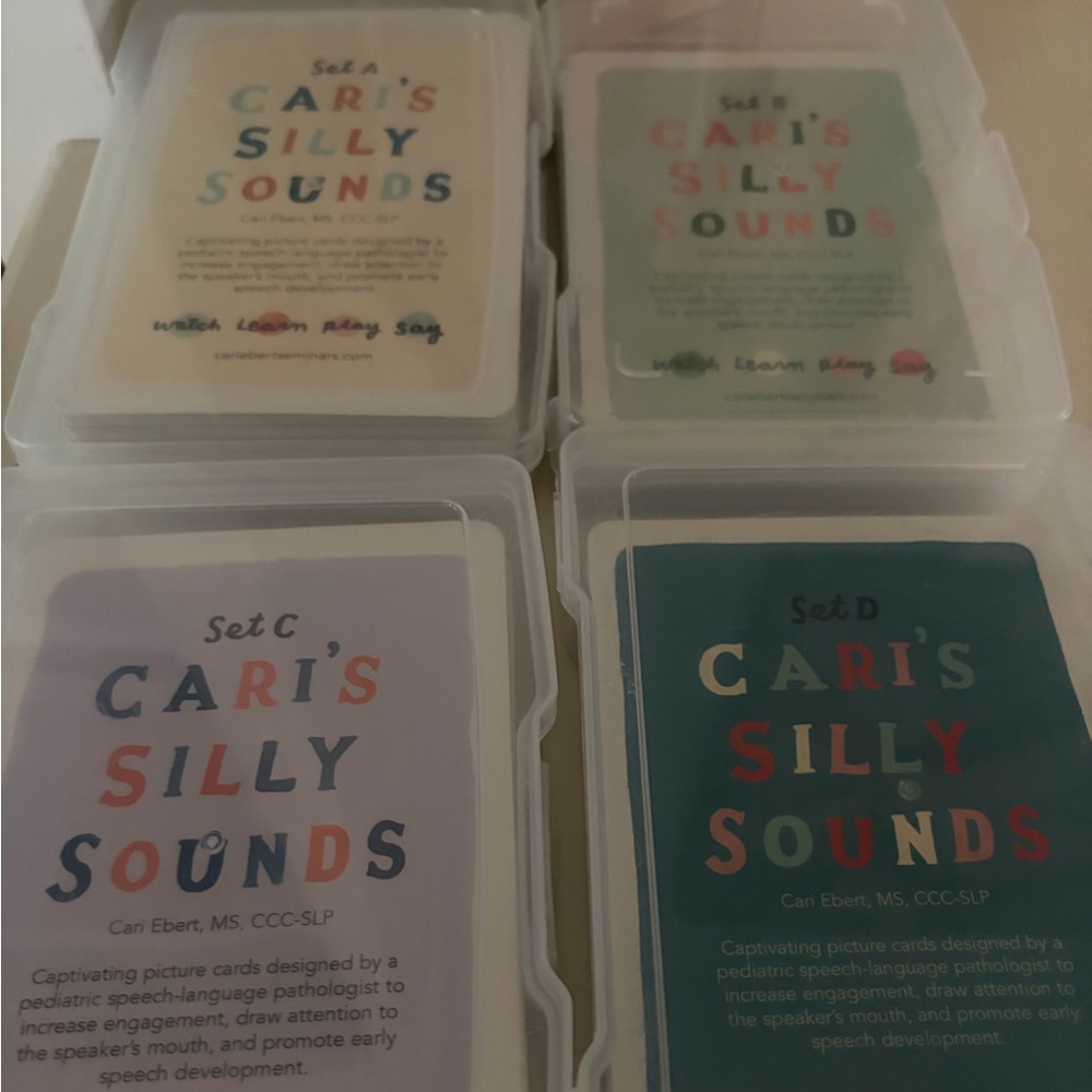 Cari's Silly Sounds Card Set